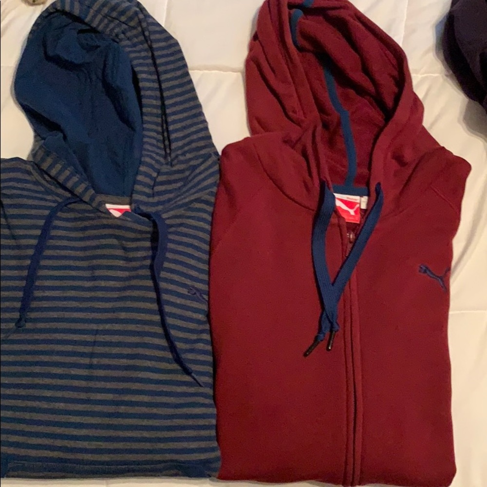 Puma men’s hoodie both with pockets men’s size M